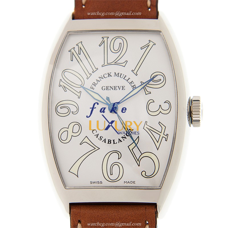 Franck Muller 6850 M C CASA BLANCA AC Replica Watch, Automatic, White Dial, Steel Case