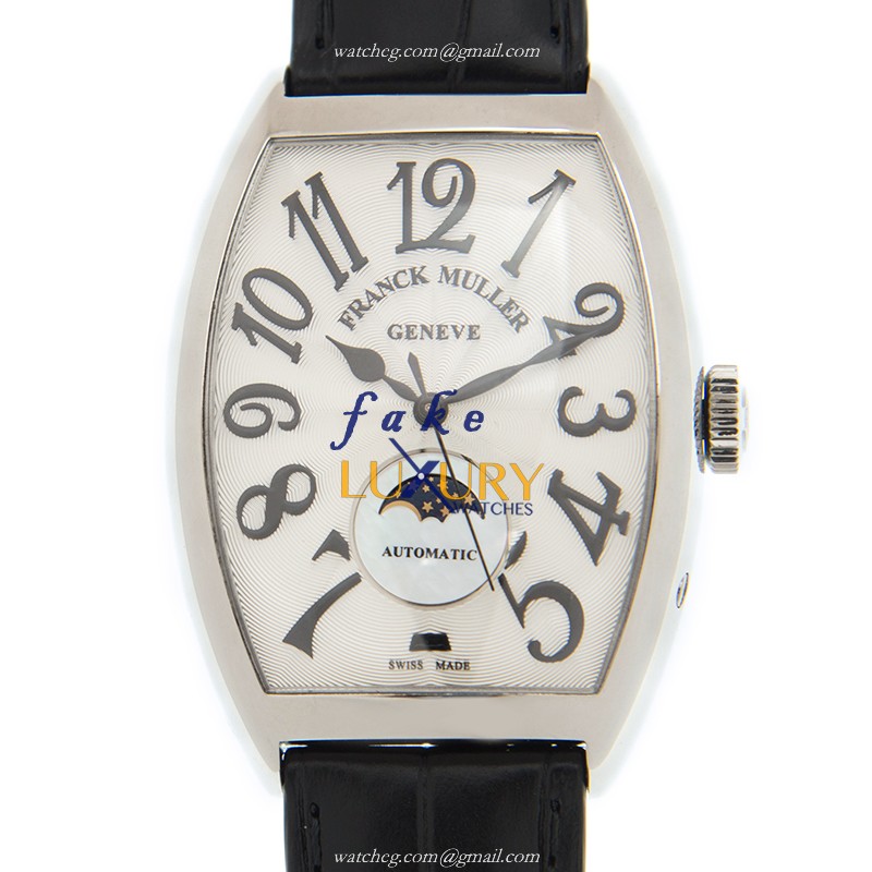Franck Muller 6850SCATFOLAC CURVEX AUTO Stainless Steel Replica Watch, Model: 15202ST.OO.1240ST.01 - Luxury Replica Watch