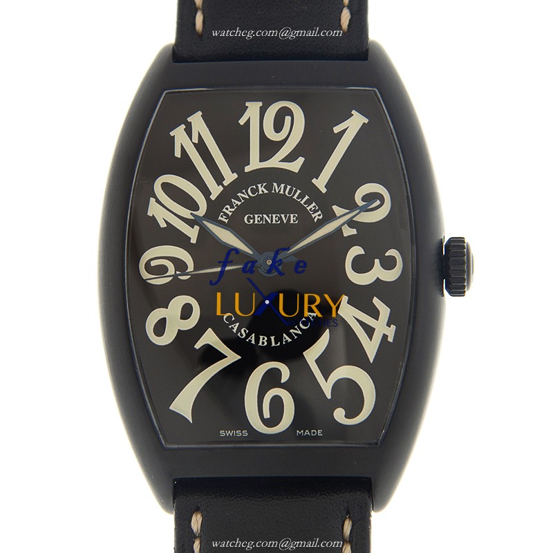 6850 SC CASA NRAC - BK - Franck Muller Cintree Curvex Replica Watch - Automatic - Black Dial Steel - Luxury Replica Watch