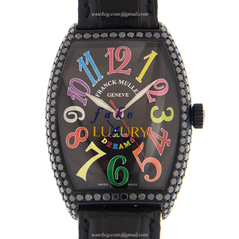 Franck Muller 6850 SC D NR COL DRM Cintree Curvex Automatic Black Dial Replica Watch