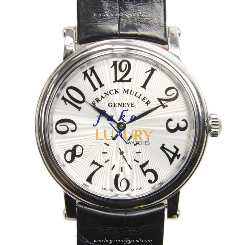 Franck Muller 7421 B S6 AC Liberty Automatic Stainless Steel Silver Dial Replica Watch - Luxury Replica Watch