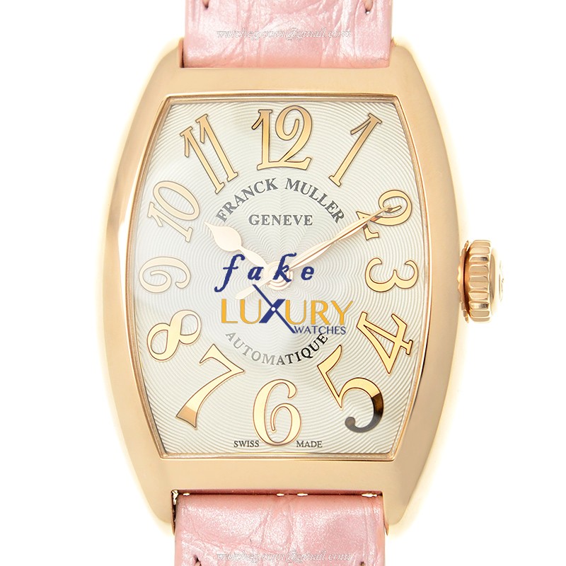 - 7500 SC AT FO REL 5N Franck Muller ART DECO Automatic 18kt Rose Gold Replica Watch - Luxury Replica Watch