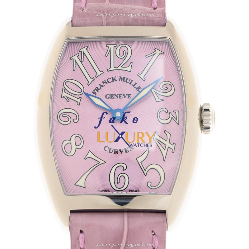 Franck Muller 7502 QZ AC - PURPLE CINTREE CURVEX Quartz Stainless Steel Replica Watch, Swiss - Luxury Replica Watch