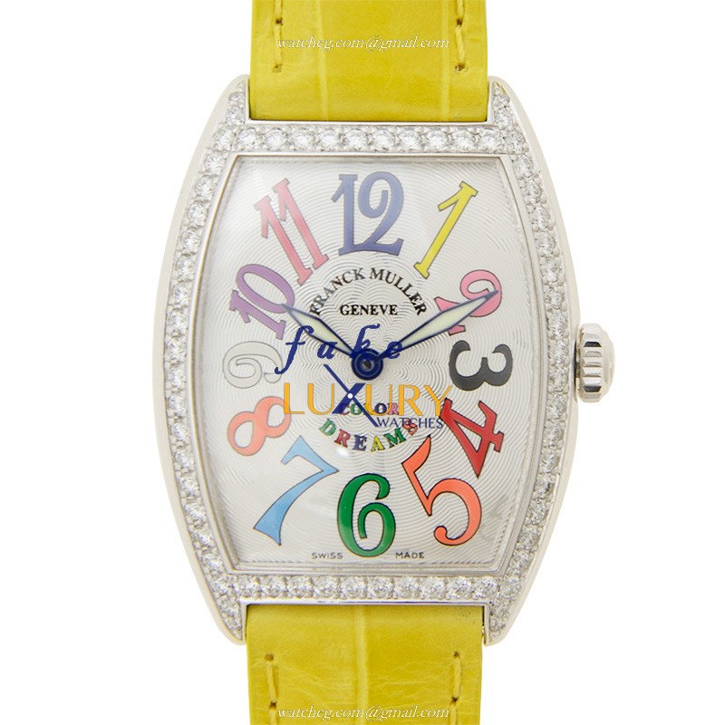 Franck Muller 7502 QZ COL DRM D 1R AC CINTREE CURVEX Quartz Stainless Steel & Diamond - 7502 QZ COL - Luxury Replica Watch