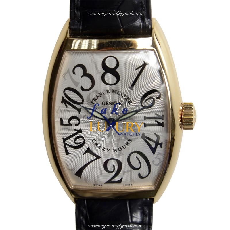 7851CH5N - Franck Muller 7851 CH 5N Replica Watch Automatic 18kt Rose Gold Gold Dial - Luxury Replica Watch