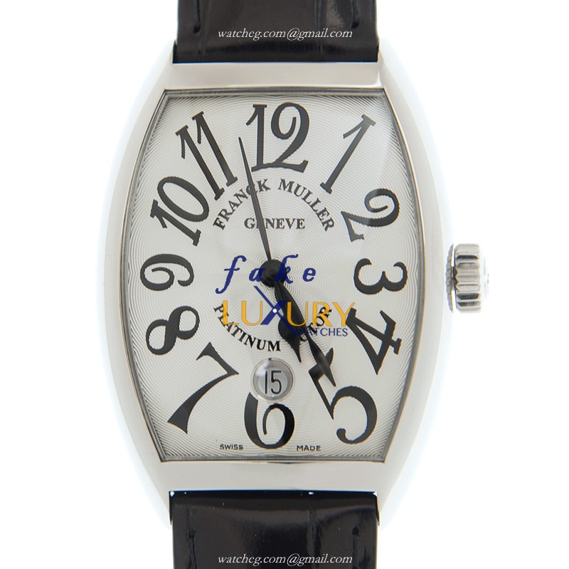 -7851SCDTAC-WT-Replica Watch - Franck Muller Cintree Curvex Automatic Stainless Steel - White - Luxury Replica Watch