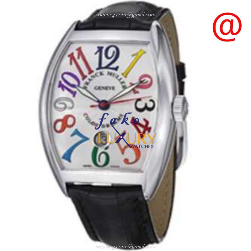 Franck Muller 7851 SC DT COL DR BLAC CINTREE CURVEX Auto Stainless Steel Replica Watch - Luxury - Luxury Replica Watch