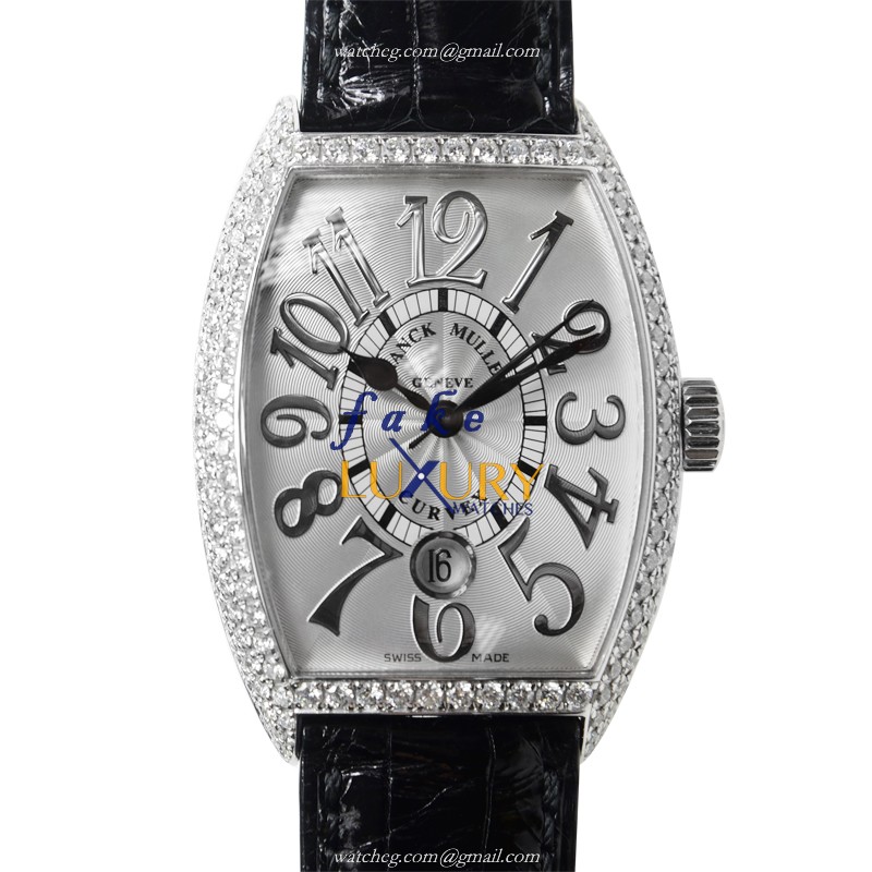 Franck Muller 7851 SC DT REL D OG Master of Complication Automatic 18kt White Gold & Diamond - Luxury Replica Watch