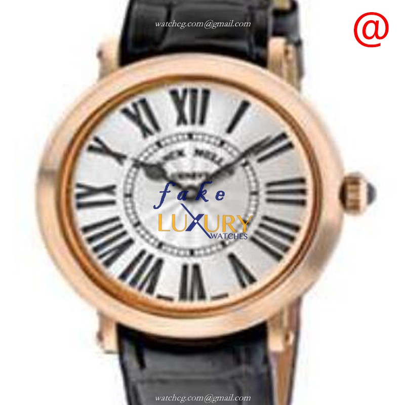Franck Muller 8035 QZ BL R5N COLOR DREAMS Quartz 18kt Rose Gold Replica Watch, Silver Dial - Luxury Replica Watch