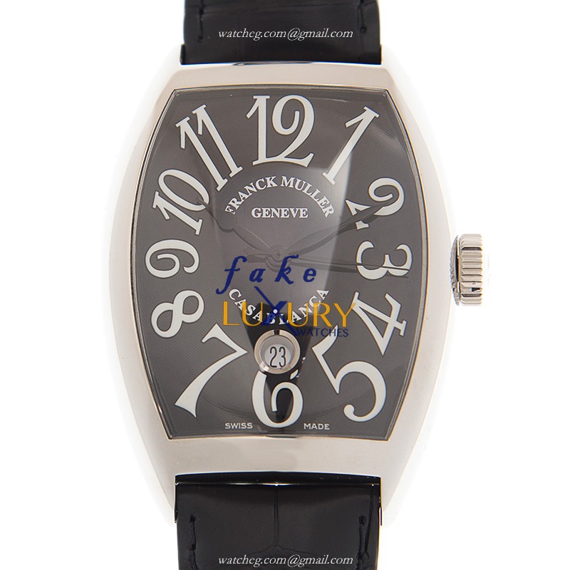 Franck Muller 8880 B C DT CASABLANCA AC Replica Watch Automatic Black Dial Stainless Steel Case - Luxury Replica Watch