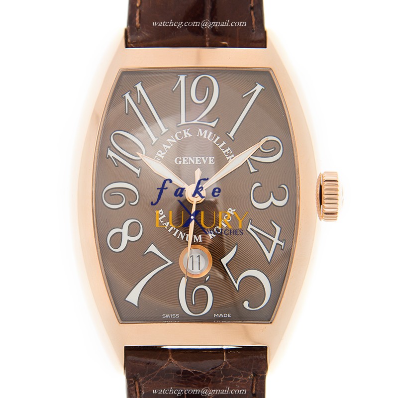 Franck Muller 8880BSCDTAC Automatic 18kt Rose Gold Vintage Replica Watch - Model - Luxury Replica Watch