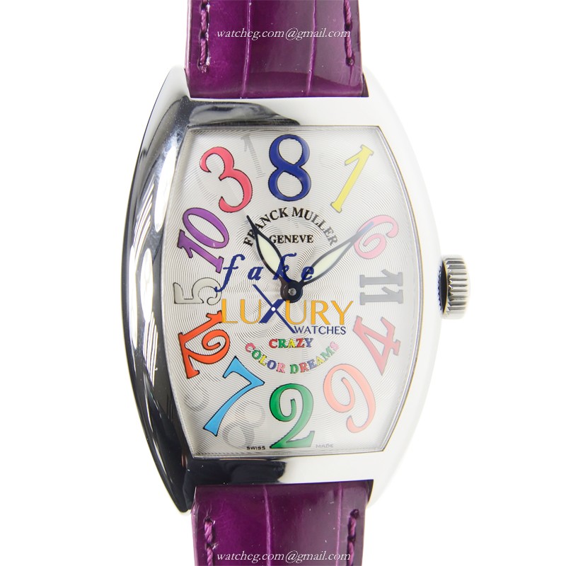 Franck Muller 8880 CH COL DRM AC Replica Watch, Automatic Movement, Silver Dial, Steel Case