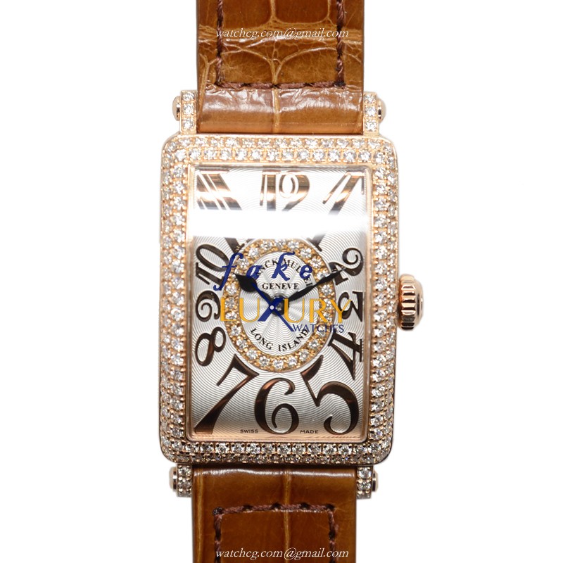 Franck Muller 902 QZ REL D CD 1R 5N | 902QZRELDCD1R5N | Quartz | Rose Gold & Diamonds | Replica - Luxury Replica Watch