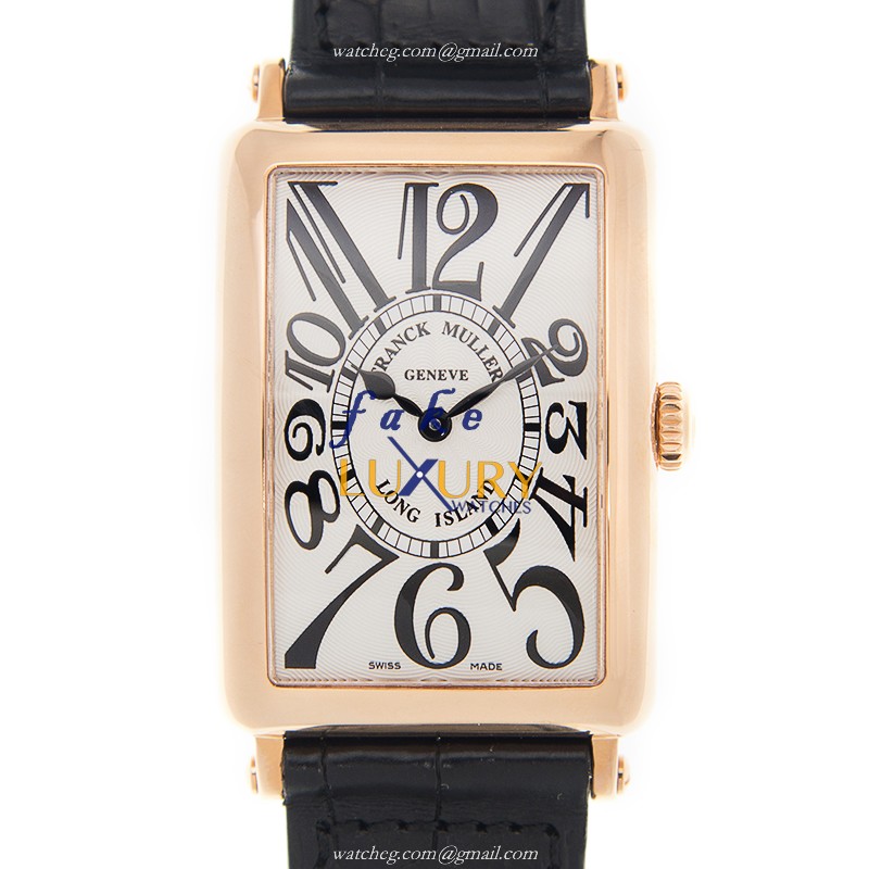 Franck Muller 952 QZ 5N LONG ISLAND Quartz 18kt Rose Gold - Replica Watch - 952QZ-5N-ROSE-STEEL - Luxury Replica Watch