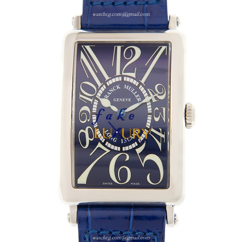 Franck Muller 952 QZ AC - BLUE - Replica Watch - Quartz - 26mm Steel Case - Blue Alligator Strap