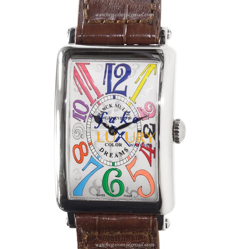 Franck Muller 952 QZ COL DR OG LONG ISLAND Automatic 18kt White Gold Replica Watch 952QZCOLDR.OG - Luxury Replica Watch