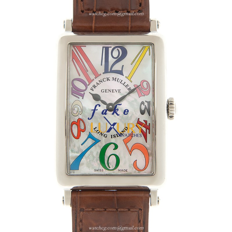 Franck Muller 952 QZ COL DRM MOP AC Replica Watch, Quartz Movement, White MOP Dial, 26mm Steel Case
