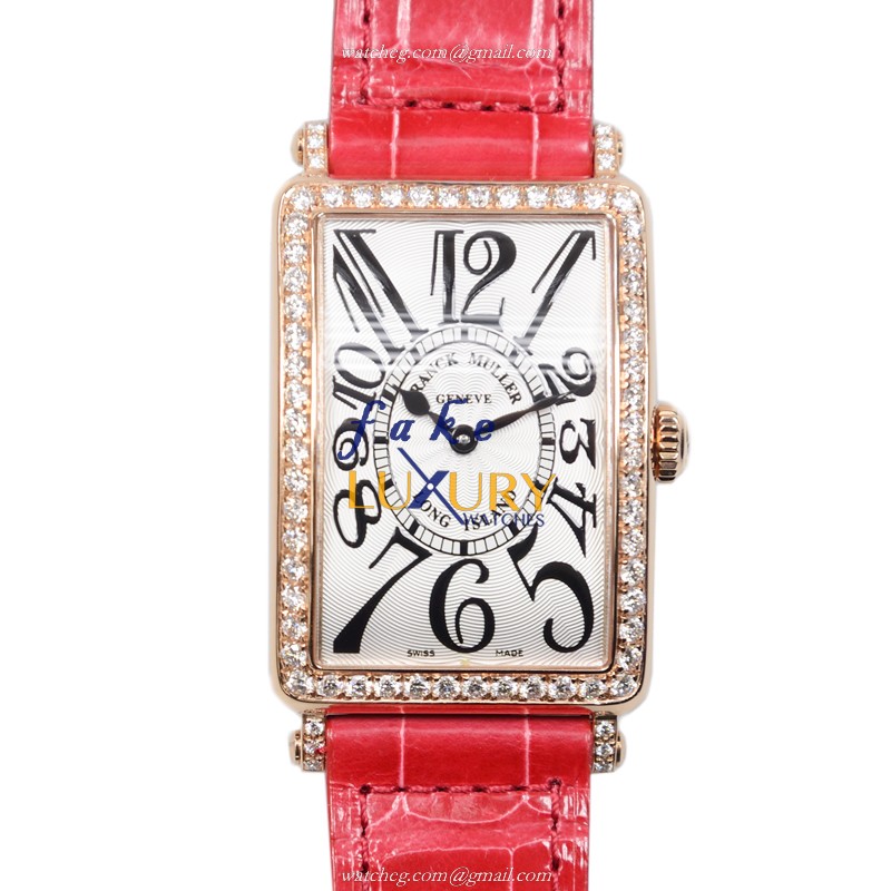 Franck Muller 952 QZ D 1R 5N Replica Watch Silver Dial Rose Gold Case Quartz Movement