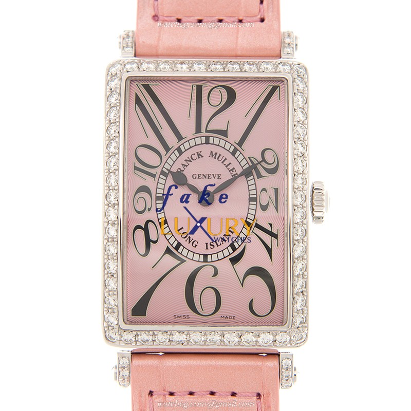 - FRANCK MULLER 952 QZ D 1R AC -PINK Replica Watch - Quartz - Pink Dial - Stainless Steel & - Luxury Replica Watch