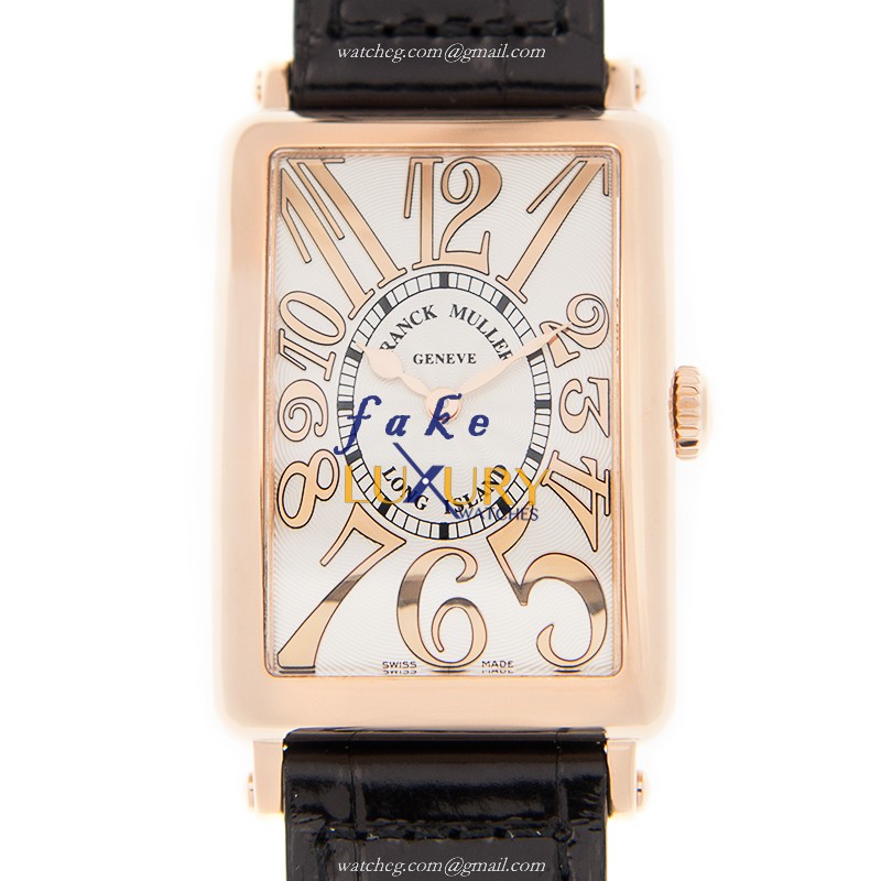 Franck Muller 952 QZ REL 5N Long Island Replica Watch With Quartz Movement, 18kt Rose Gold Case - Luxury Replica Watch