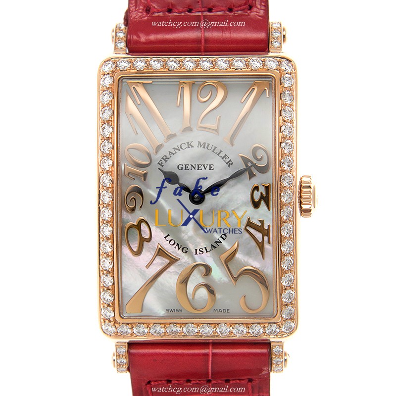 Franck Muller 952 QZ REL MOP D 1R 5N - Replica Watch - Quartz - 18kt Rose Gold - 26mm Case