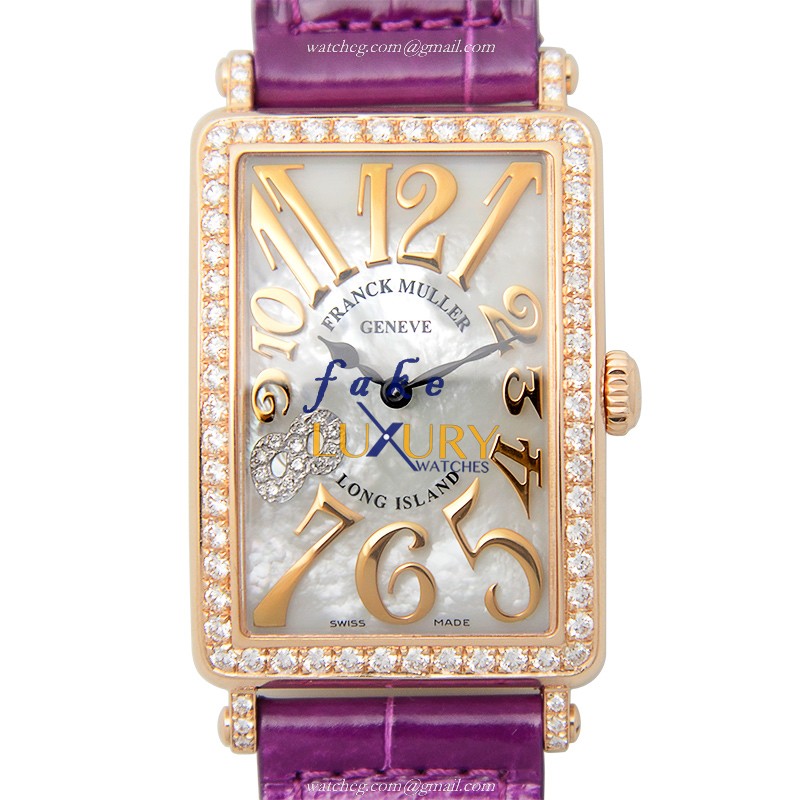 Franck Muller 952 QZ REL MOP D 1R CD8 NI 5N Replica Watch, Quartz Movement, Silver Mother of Pearl