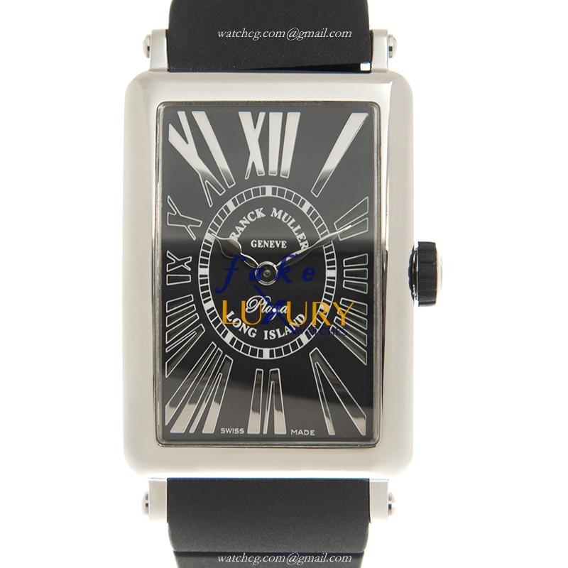 952-QZ-REL-PLY-AC - Franck Muller Long Island Replica Watch - Quartz - Black Dial - Luxury Replica Watch