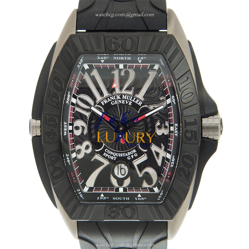 Franck Muller Conquistador GPG 8900 SC DT GPG TT.NR.TT - BLACK Automatic Titanium Replica Watch