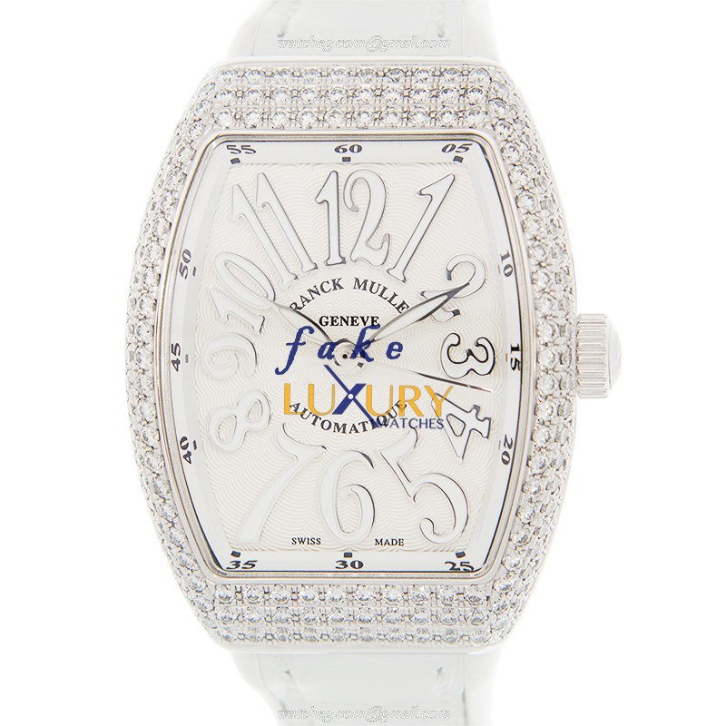 Franck Muller V29SCATFODAC.BC Vanguard Automatic Stainless Steel & Diamond Replica Watch - Luxury Replica Watch