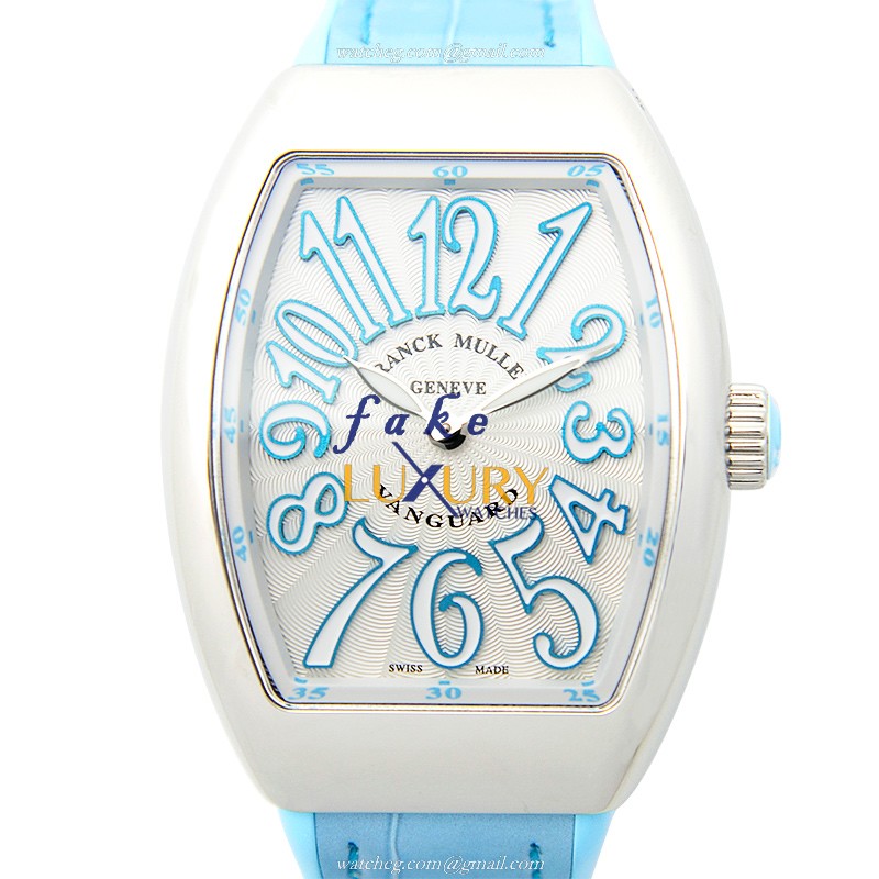 -15202ST.OO.1240ST.01 - Franck Muller V 32 QZ AC.BL Quartz Stainless Steel Replica Watch - Luxury Replica Watch