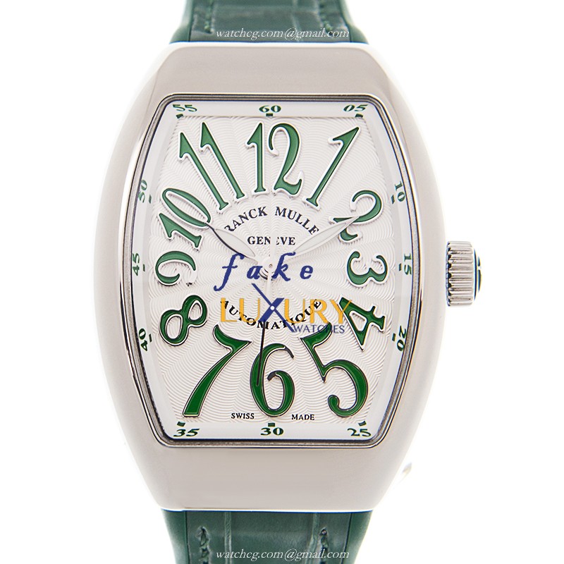Franck Muller V 32 SC AT FO AC.VR Vanguard Replica Watch, Automatic, White Dial, Steel Case - Luxury Replica Watch
