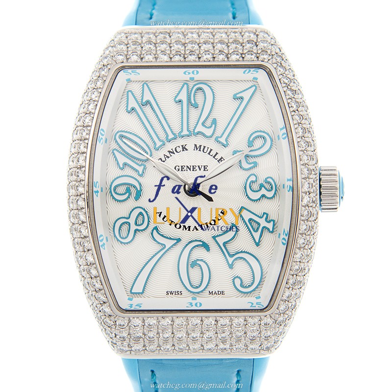 - 15202ST.OO.1240ST.01 - Franck Muller V32SCATFOD Automatic Stainless Steel & Diamond Replica - Luxury Replica Watch
