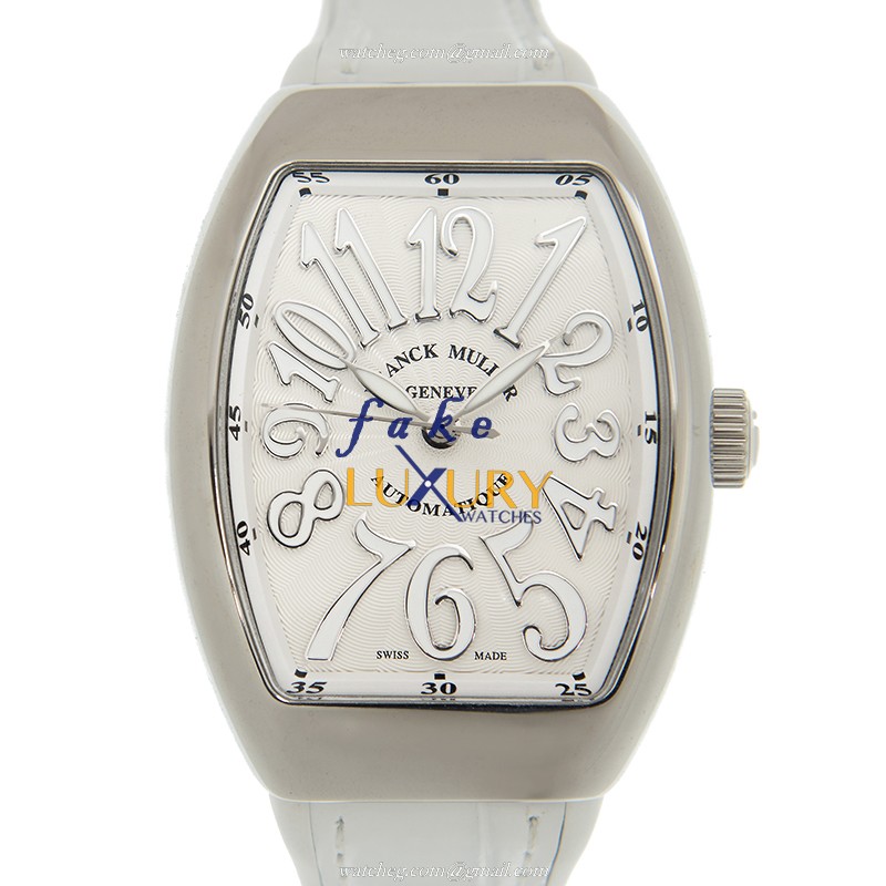 Franck Muller V 35 SC AT FO AC.BC Vanguard Replica Watch White Dial Automatic Steel - Luxury Replica Watch