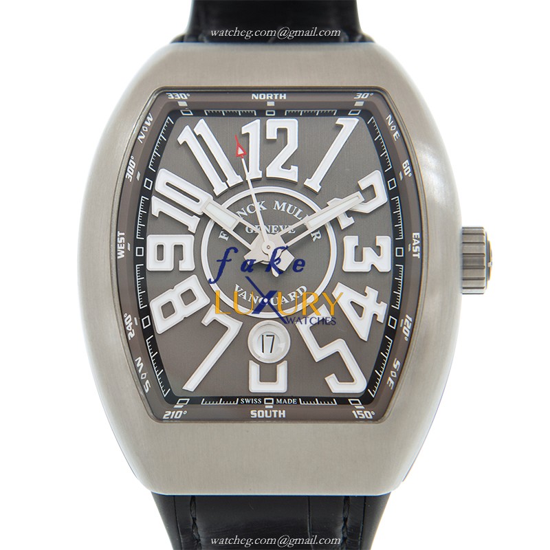 V 45 SC DT AC.BR.TT - Franck Muller Vanguard Replica Watch - Automatic Gray Dial - Luxury Replica Watch