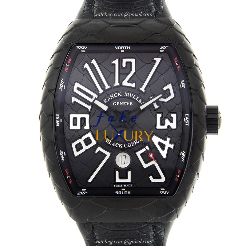 Franck Muller V 45 SC DT BLACK COBRA AC.NR.NR - Vanguard Automatic Titanium Case - Replica Watch - Luxury Replica Watch