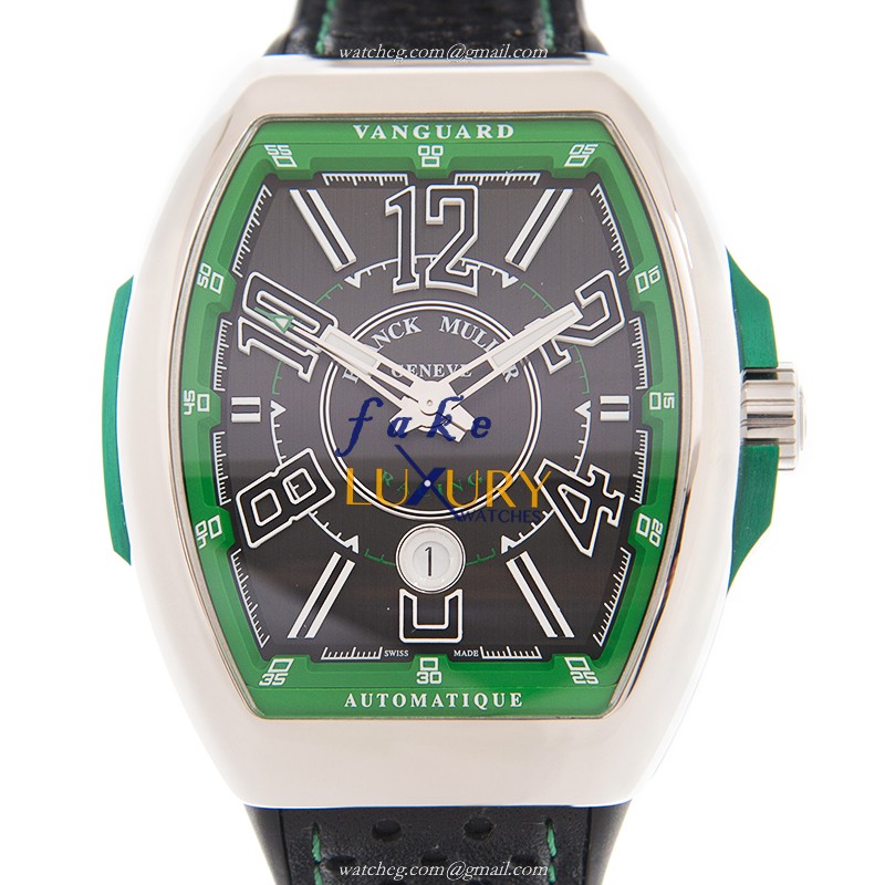 Franck Muller V 45 SC DT RACING AC.VR Automatic Black Dial Stainless Steel Case Replica Watch - Luxury Replica Watch