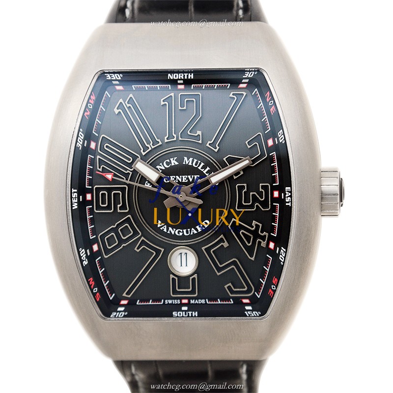 Franck Muller V 45 SC DT TT BRNR VANGUARD Automatic Stainless Steel Replica Watch - Luxury Replica Watch