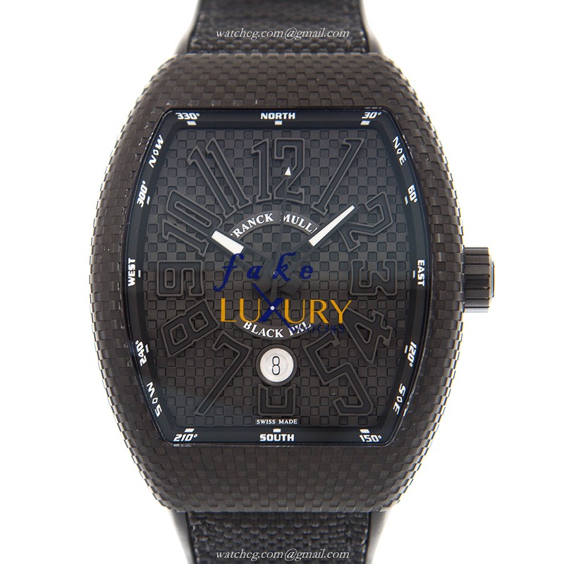 Franck Muller V45SCDTBLACKPXLACNRBRNR Vanguard Automatic Silver Dial Steel Case Replica Watch - Luxury Replica Watch