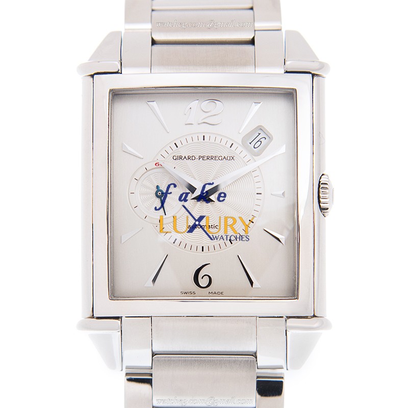Girard Perregaux 25835-11-161-11A Replica Watch, VINTAGE 1945, Automatic, Silver Dial, Steel Case - Luxury Replica Watch