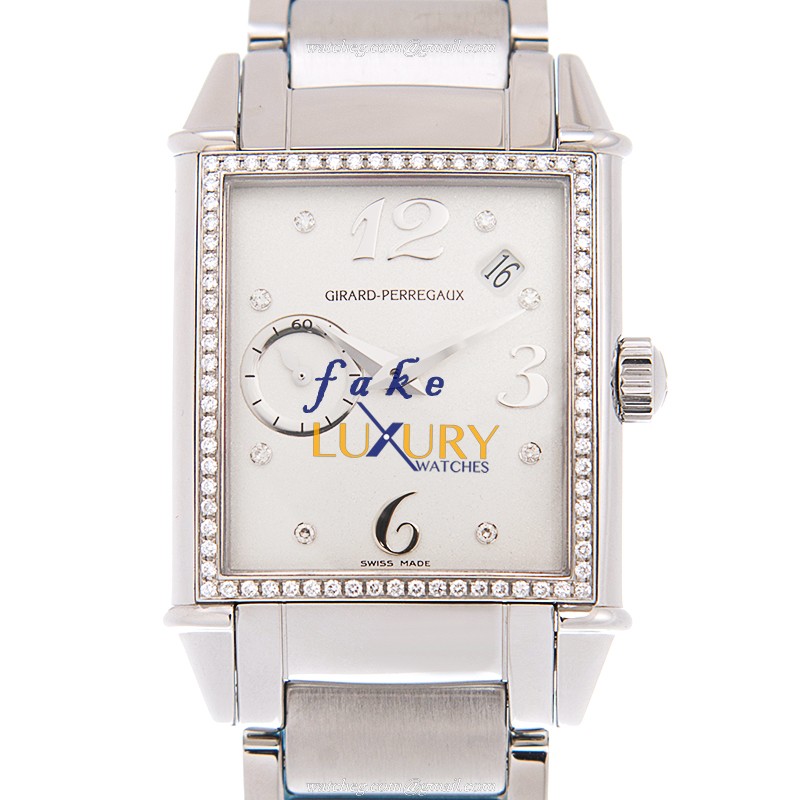 Girard Perregaux Vintage 1945 25932D11A761-11A Automatic Silver Dial Stainless Steel Diamonds - Luxury Replica Watch