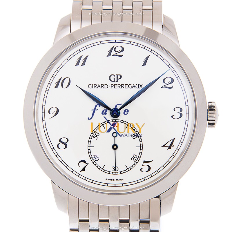Girard Perregaux 49534-53-711-53A Replica Watch, 1966 Automatic, White Dial, 18kt White Gold Case - Luxury Replica Watch