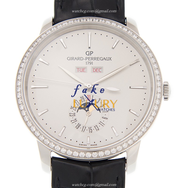 Girard Perregaux 1966 Replica Watch 49535D11A131-BB60 Automatic White Dial Stainless Steel & - Luxury Replica Watch