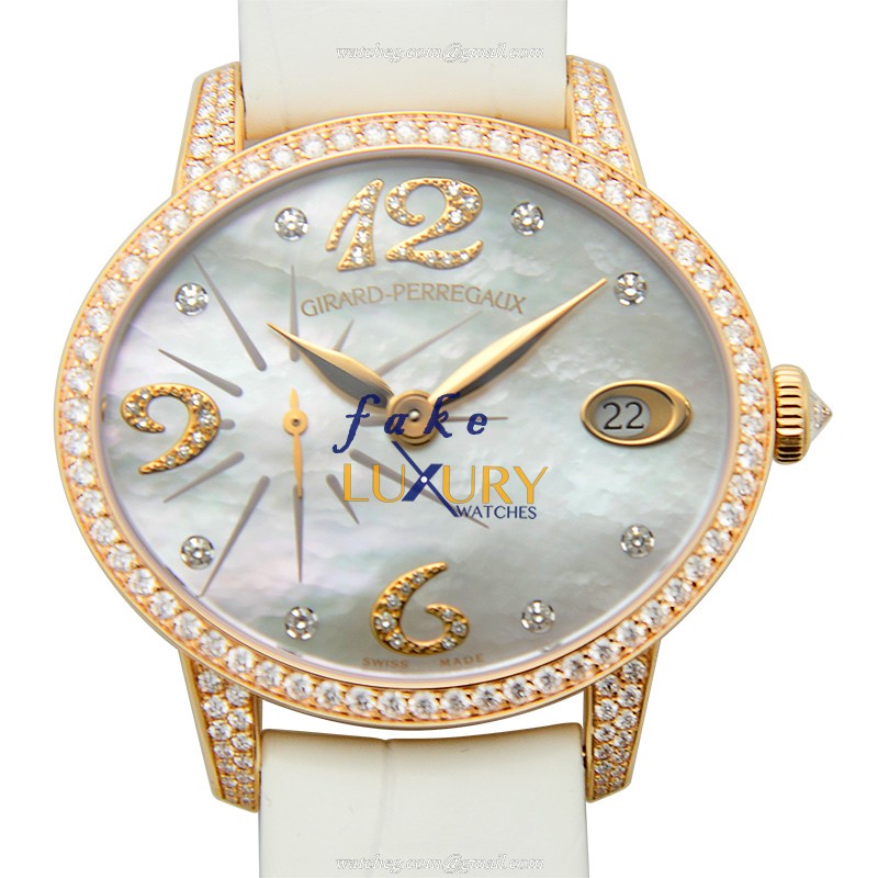 Girard Perregaux 80484D52P762BK7A | 80484D52P762BK7A | Automatic | 18kt Rose Gold & Diamonds - Luxury Replica Watch