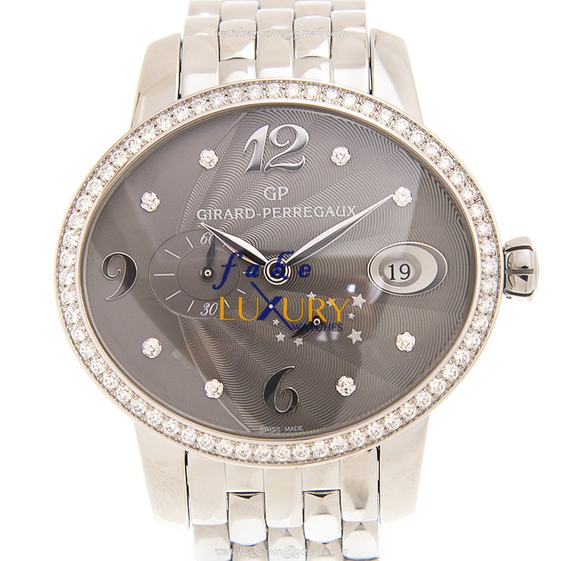 Girard Perregaux Cats Eye Replica Watch 80486D11A862-11A, Automatic Gray Dial, Stainless Steel & - Luxury Replica Watch