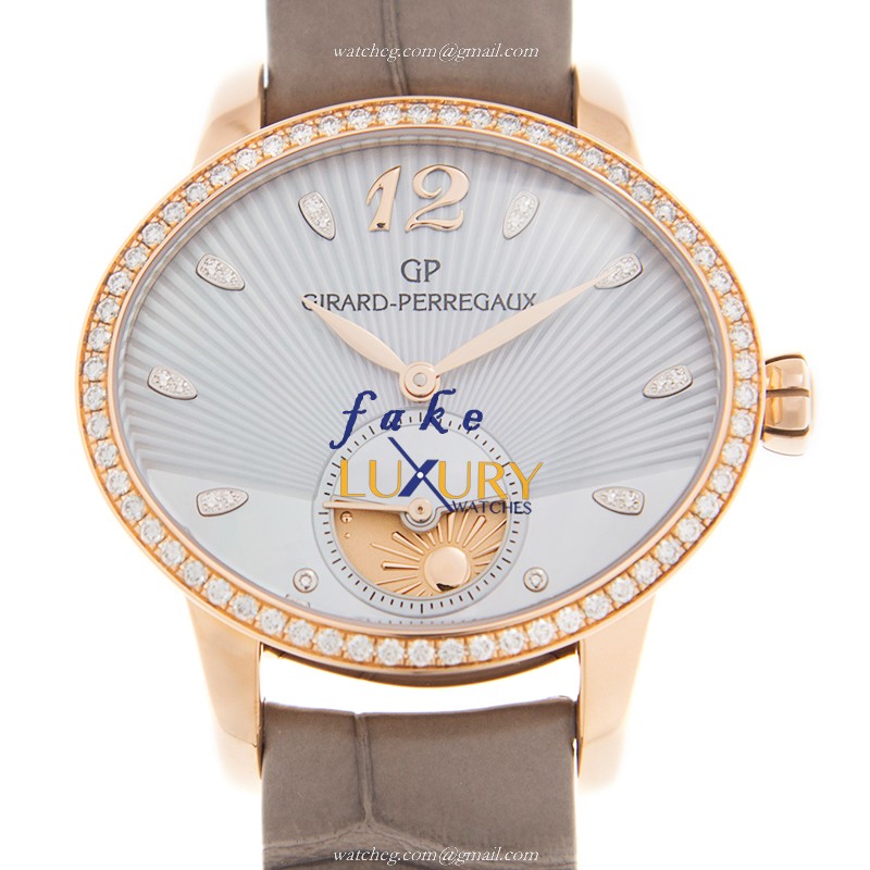 Girard Perregaux 80488D52A251-CK2A Cats Eye - Automatic - Blue Dial - 18kt Rose Gold - Replica Watch - Luxury Replica Watch