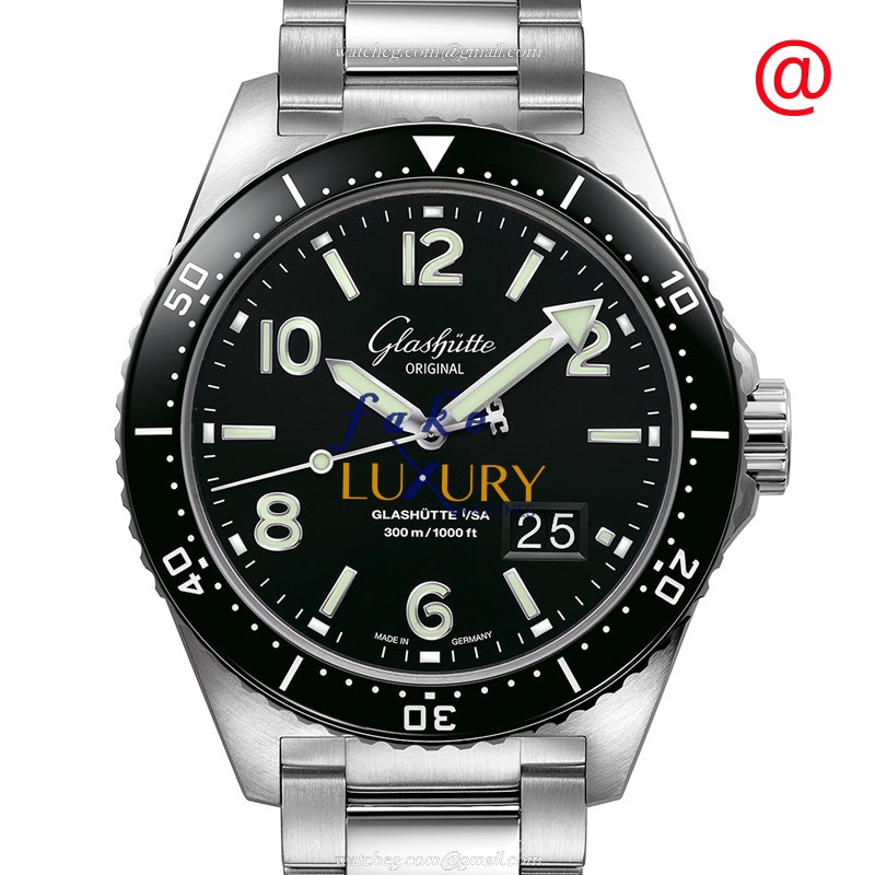 Glashutte 1-36-13-01-80-70 Spezialist Automatic Black Dial Stainless Steel Replica Watch - Luxury Replica Watch