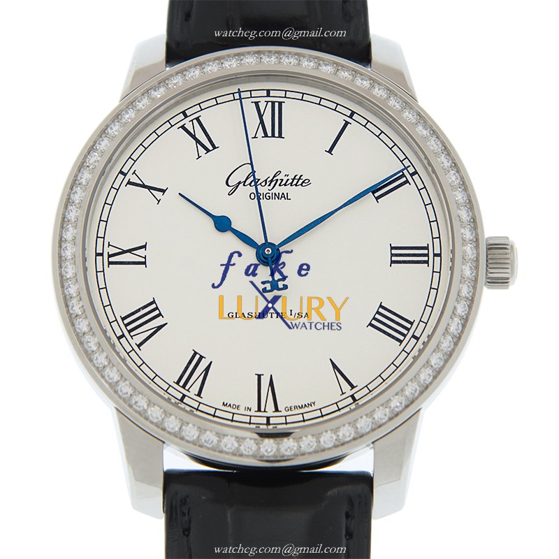 Glashutte 1-39-59-01-12-04 Senator Manual Winding Skeletonized White Dial Replica Watch - Luxury Replica Watch