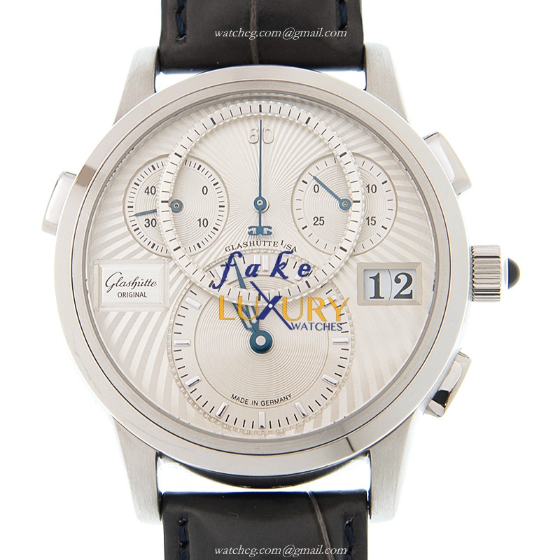 Glashutte 1-95-01-03-03-04 - Replica Watch - Automatic - 950 Platinum Case - Silver Dial - Luxury Replica Watch