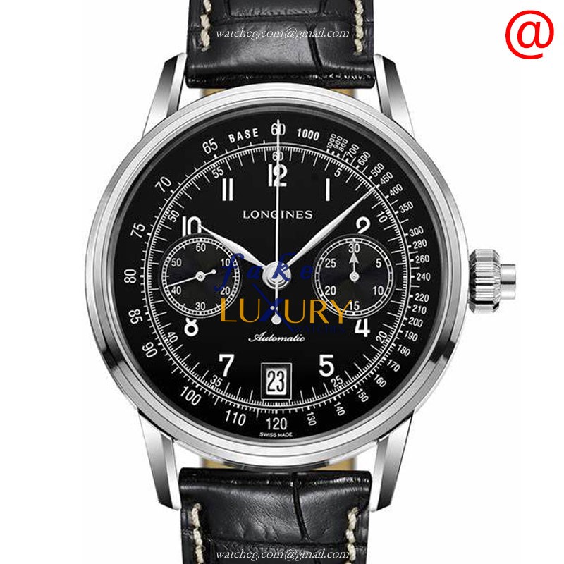 -HERITAGE-REP-L2.800.4.53.0 - Longines Luxury Automatic Replica Watch - Black Dial