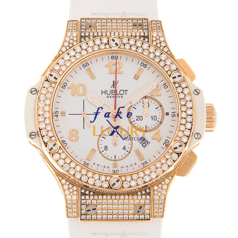 Hublot Big Bang 301.PE.2180.RW.1704 Automatic 18kt Rose Gold White Dial Replica Watch - Luxury Replica Watch